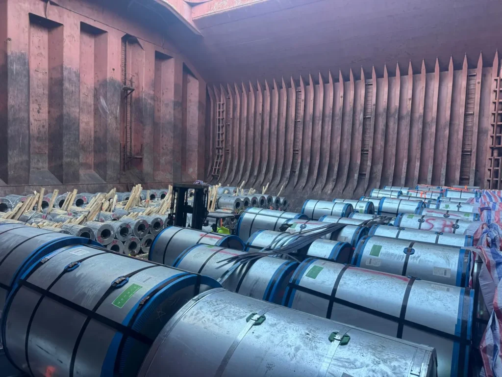 Marine cargo survey and preloading inspection of goods before shipment on vessel